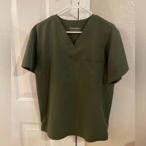 Men’s Mandala Scrubs, Olive Green